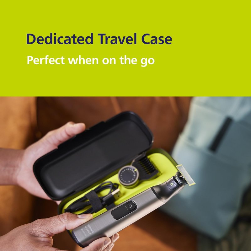 Philips Norelco OneBlade Travel Case, Perfect When On The Go, Prevents Damage, Compatible with QP27XX, QP28XX and QP6XXX, Model QP401/90