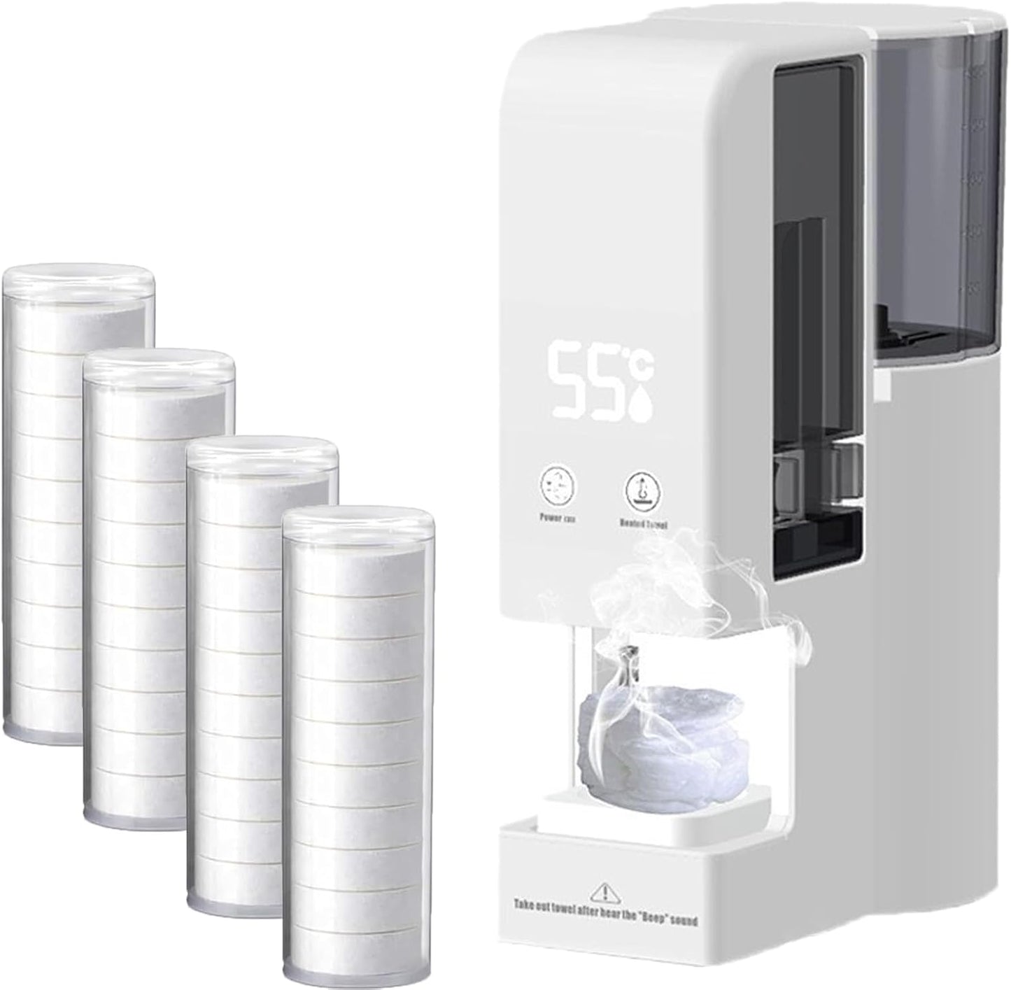 Automatic Hot Towel Dispenser - 5-Second Rapid Heating | 55°C Constant Temp for Skincare & Therapy