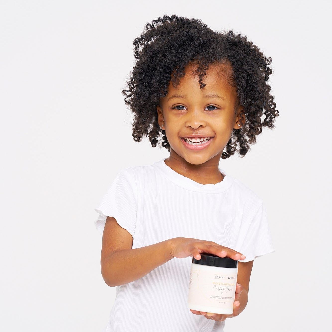 Moisture n Slip Curling Cream - Amaranth Extract & Grapeseed Oil | Enhances Curl Definition, 8oz