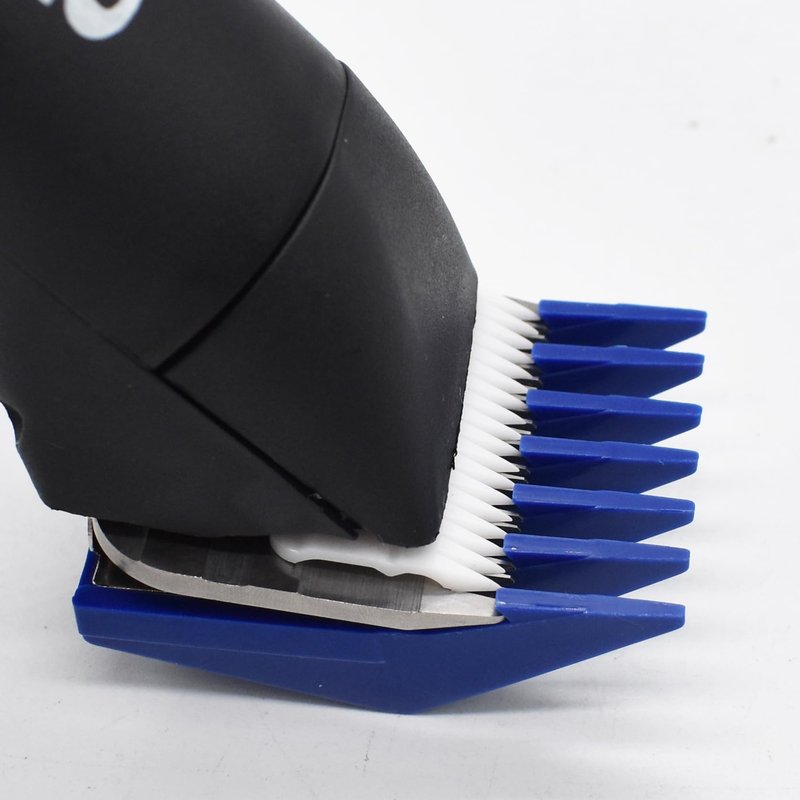 AIRERA Professional A5 Style Animal Hair Clipper Attachment Guard Guide Cutting Combs 76926-900, Compatible with Oster Classic 76 A5 Andis AG BG Wahl KM Pet Groomers (Navy, #3-3/8")