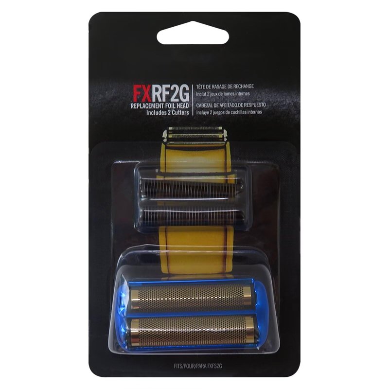 Xspeedonline Replacement Shaver Foil Double Foil Head with 2X Cutters for PRO FXRF2G - Blue