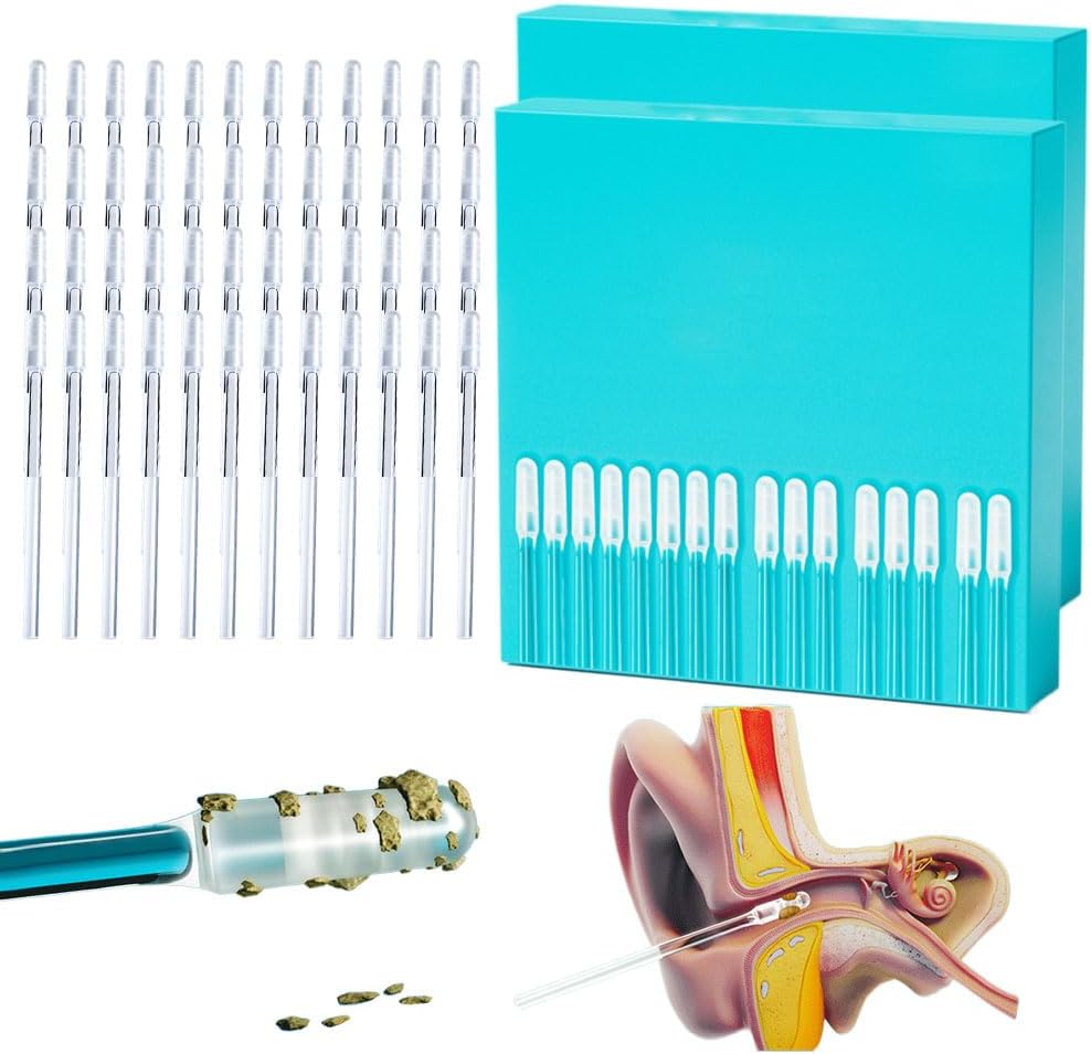 Reusable Sticky Ear Cleaning Stick - Upgraded Earwax Removal Swabs for Adults | Portable Travel Tool (Small, 1 Pc)