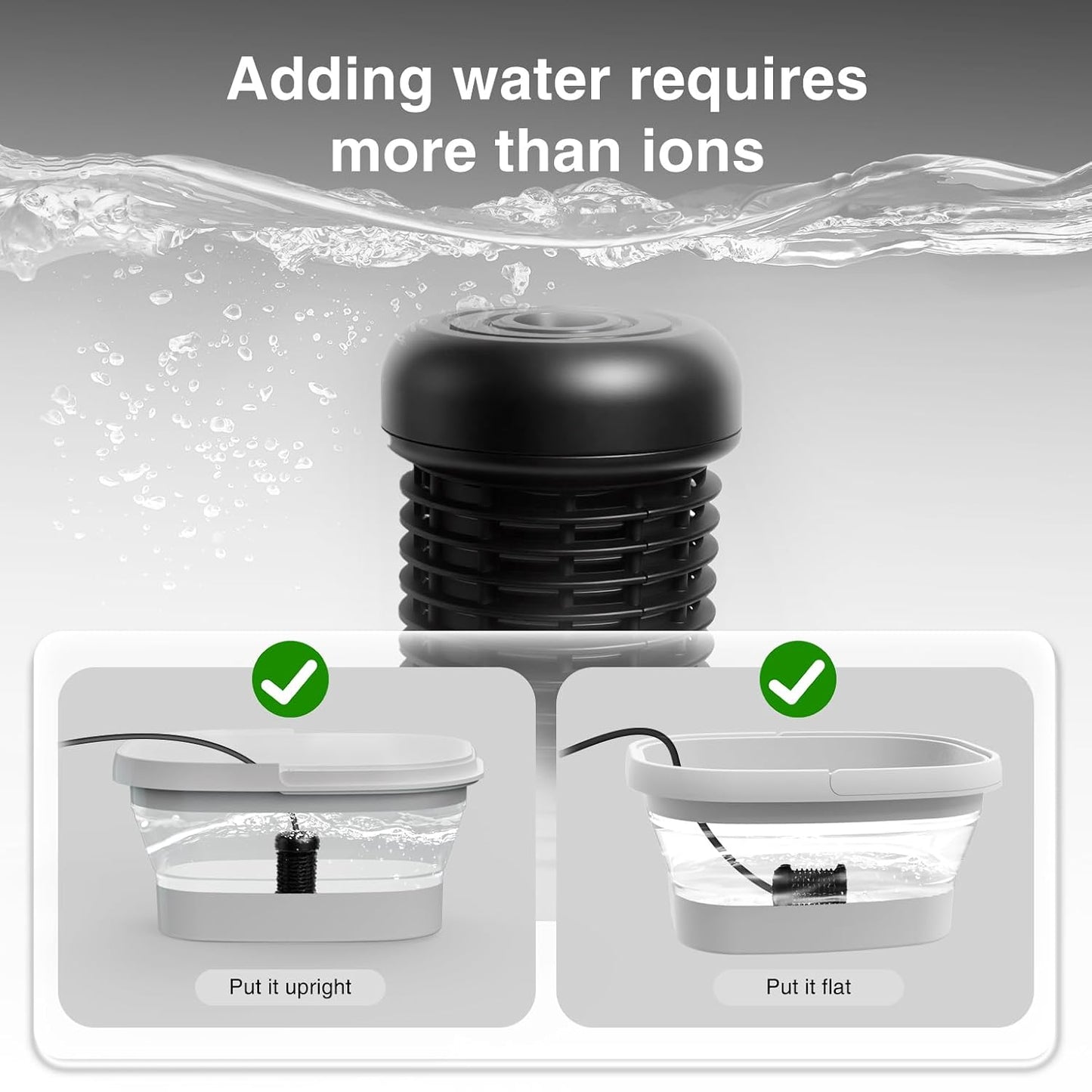 Ionic Foot Bath Detox Machine - Home Spa Foot Soak Tub with 2 Arrays & 80 Liners | Folding Design for Easy Storage