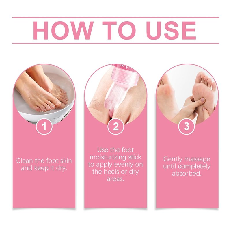 Sakura Foot Heel Stick - Deep-Repair Anti-Aging Balm for Dry Cracked Feet | 1pc