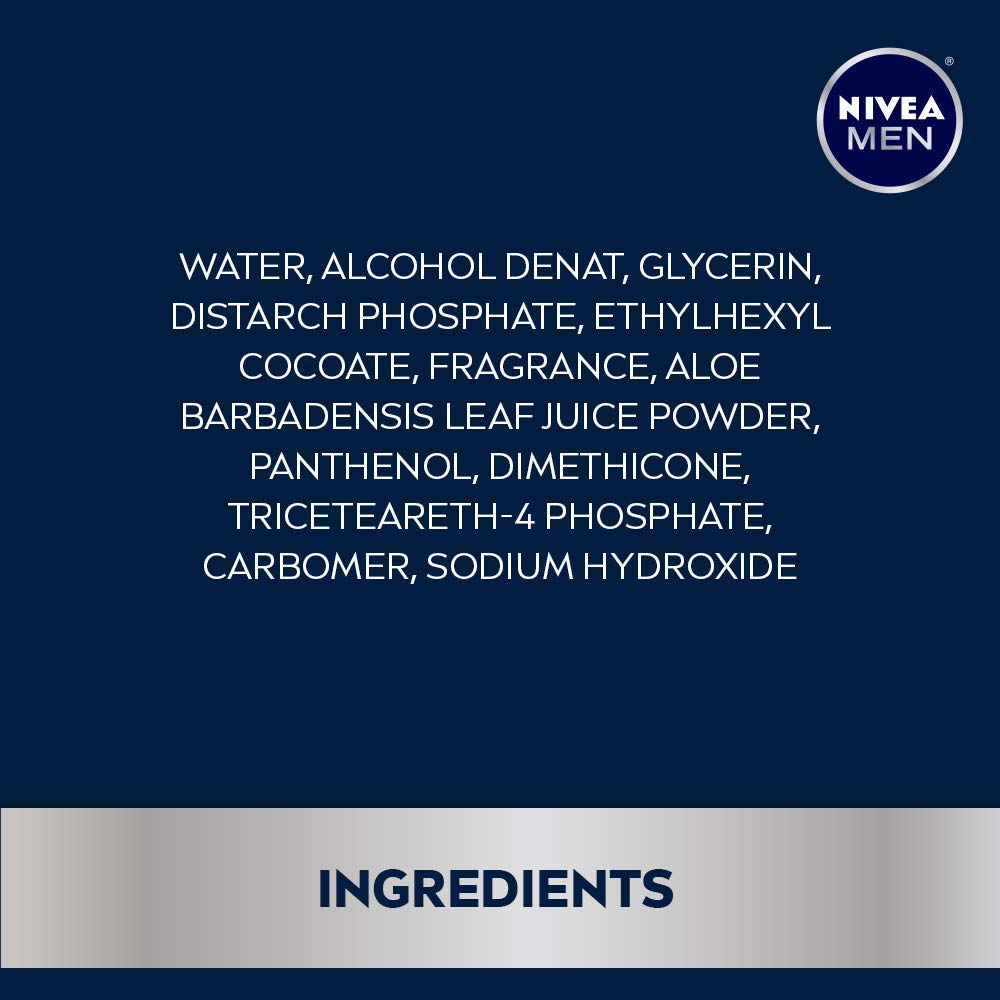 Nivea Men Maximum Hydration Moisturizing Post Shave Balm - No Greasy Feel - 3.3 fl. oz Bottle