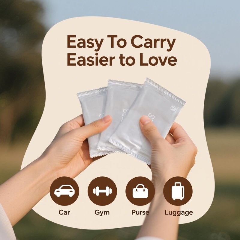 Etenpo 50 Pack Individually Wrapped Wet Wipes, Wet Wipes for Hands, Pure Water, for Wedding, BBQ, Parties and Travel, Alcohol-Free Disposable Hand Wipes Kit