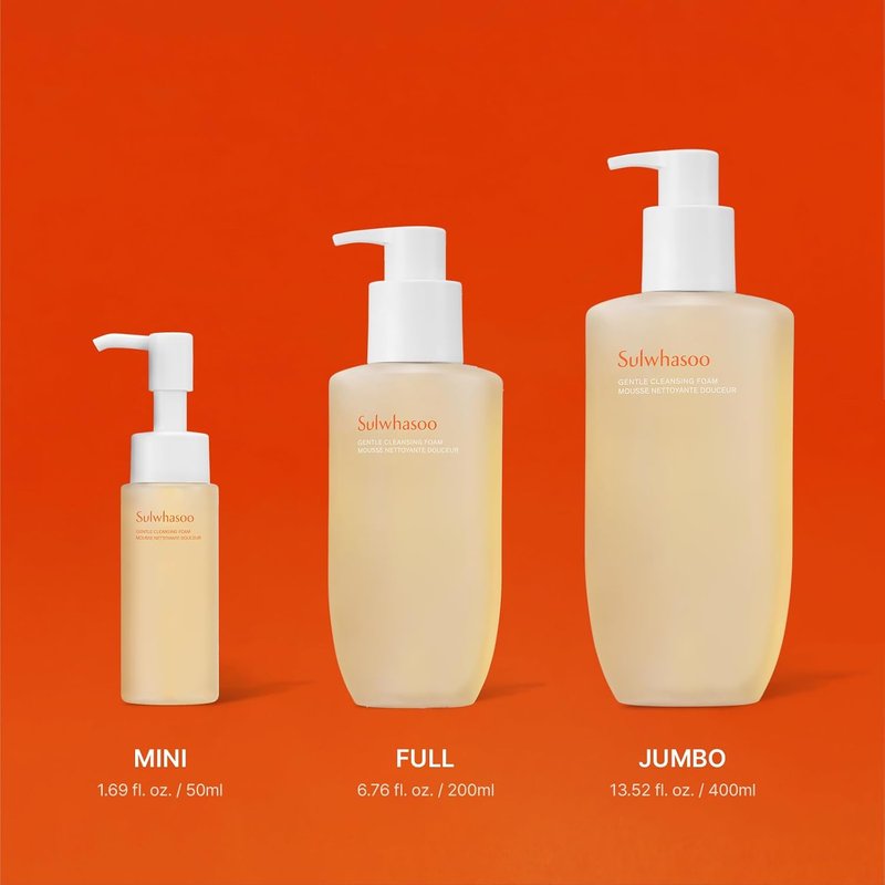 Sulwhasoo Gentle Cleansing Foam - Hydrating Korean Face Wash for All Skin Types | 6.76 fl. oz.