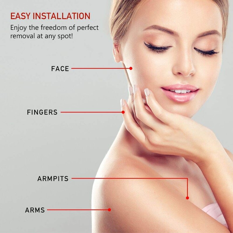 Women's Facial Hair Remover Replacement Heads for Finishing Touch Flawless Generation 2 Double Halo Hair Removal Tool for Face,18K Gold-Plated 4 Count (FIT with GEN 2 Hair Remover Device ONLY)