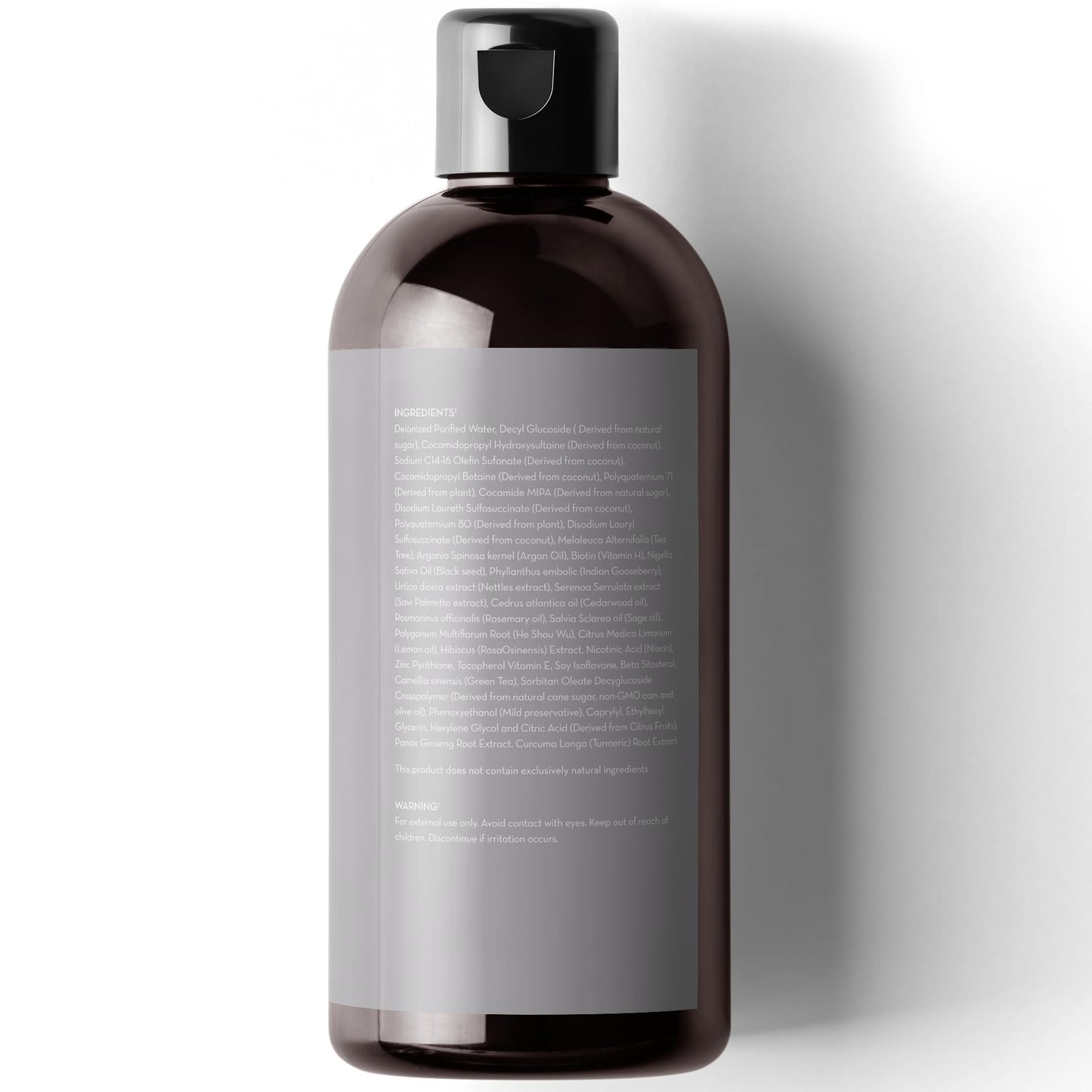 Pure Body Naturals Hair Loss Shampoo to Restore and Strengthen, Large 16 Ounce, DHT Blocker Shampoo for Thinning Hair, for Men and Women (Label Varies)