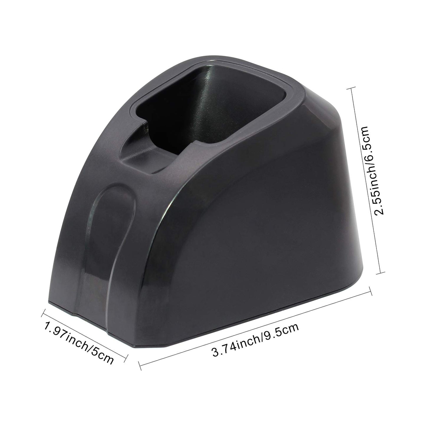 Anrom Hair Clipper Charging Stand, Clipper Charging Dock for Wahl Magic Clip Senior Cordless Hair Clipper #8591#8504#8148 New and Old Versions (Black)