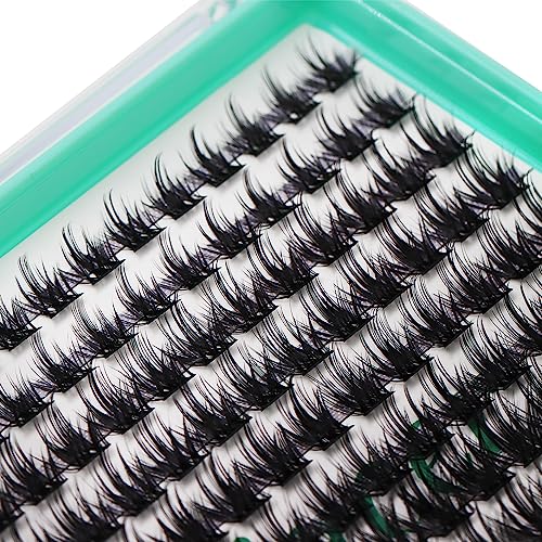 Bodermincer D Curl Cluster Lashes 364pcs Mixed Length 10-16mm DIY Tray