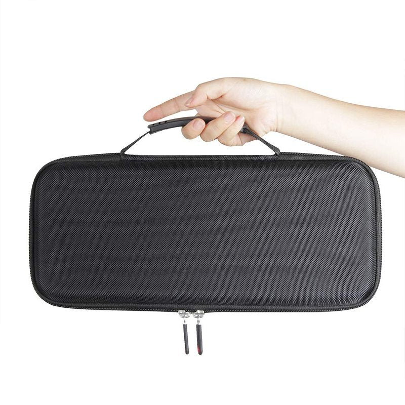 Hermitshell Travel Case for BabylissPRO Nano Titanium Ultra-Sleek Hair Straightener (Black+Blue