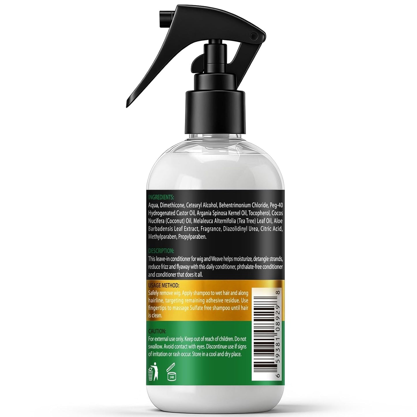 Wig Milk Spray - Leave-In Conditioner & Detangler for Synthetic Hair | 250ML Moisturizer for Easy Combing