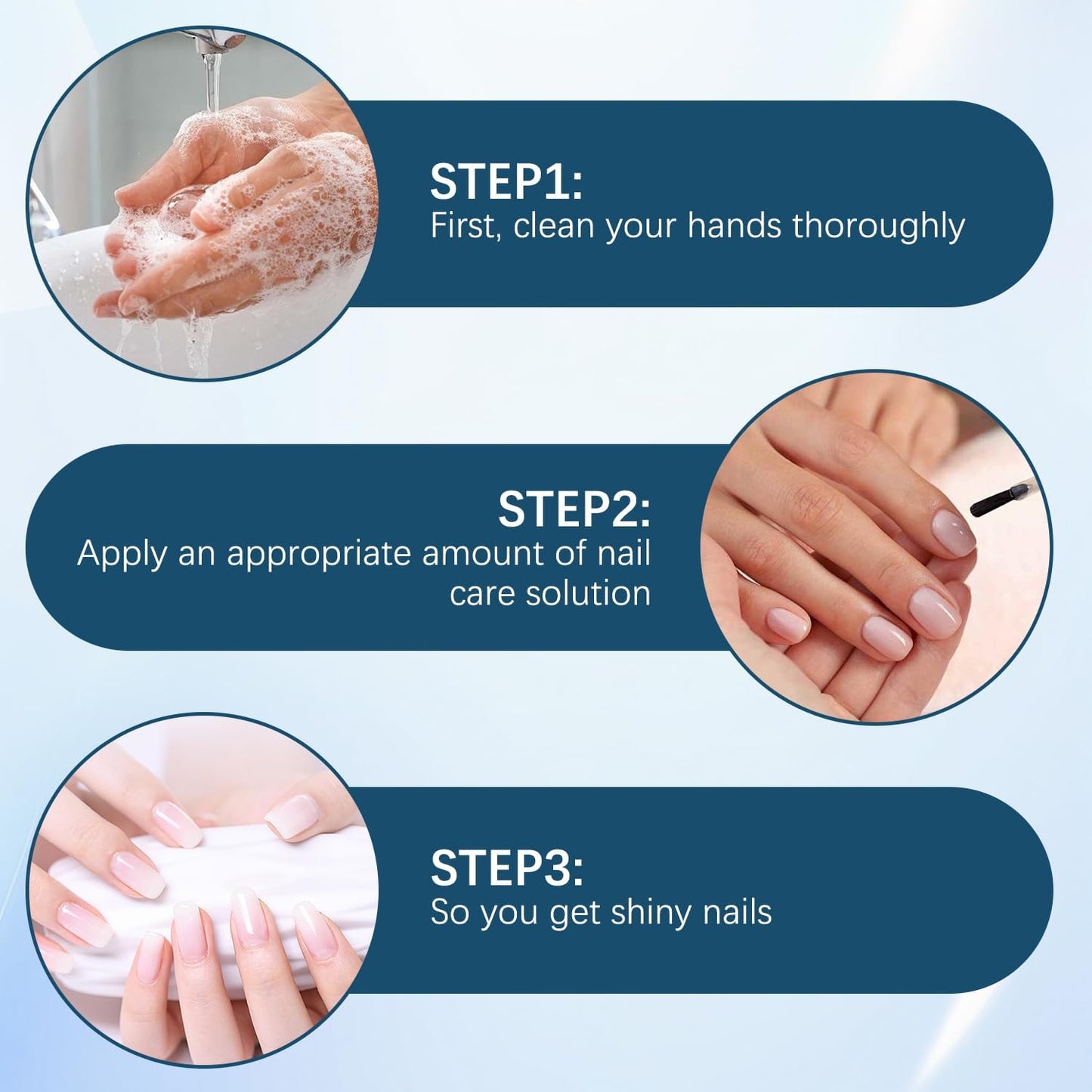 Keratin Amino Acid Nail Care - Strengthening & Hydrating Treatment for Weak Nails | 16ml/0.56oz (2pcs)