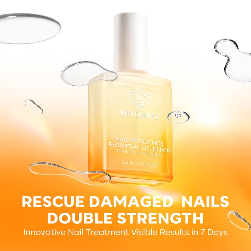 Nail Strengthener & Growth Treatment - Extra Strong Clear Repair for Damaged Nails | 15ml (0.51 Fl Oz)