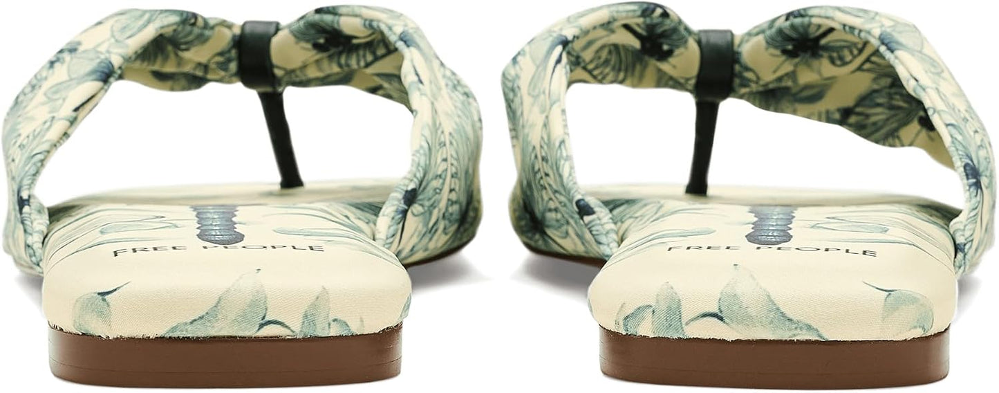 Tia Ruched Printed Sandals - Stylish Summer Footwear for Women | Comfortable & Trendy