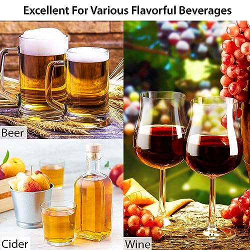 14" Beer Brewing Bags - 10 Pack Cotton Mesh for Homebrewing