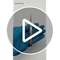 Metaleks 14cm Japanese Steel Lash Tweezers - 45 Degree Angular Tip