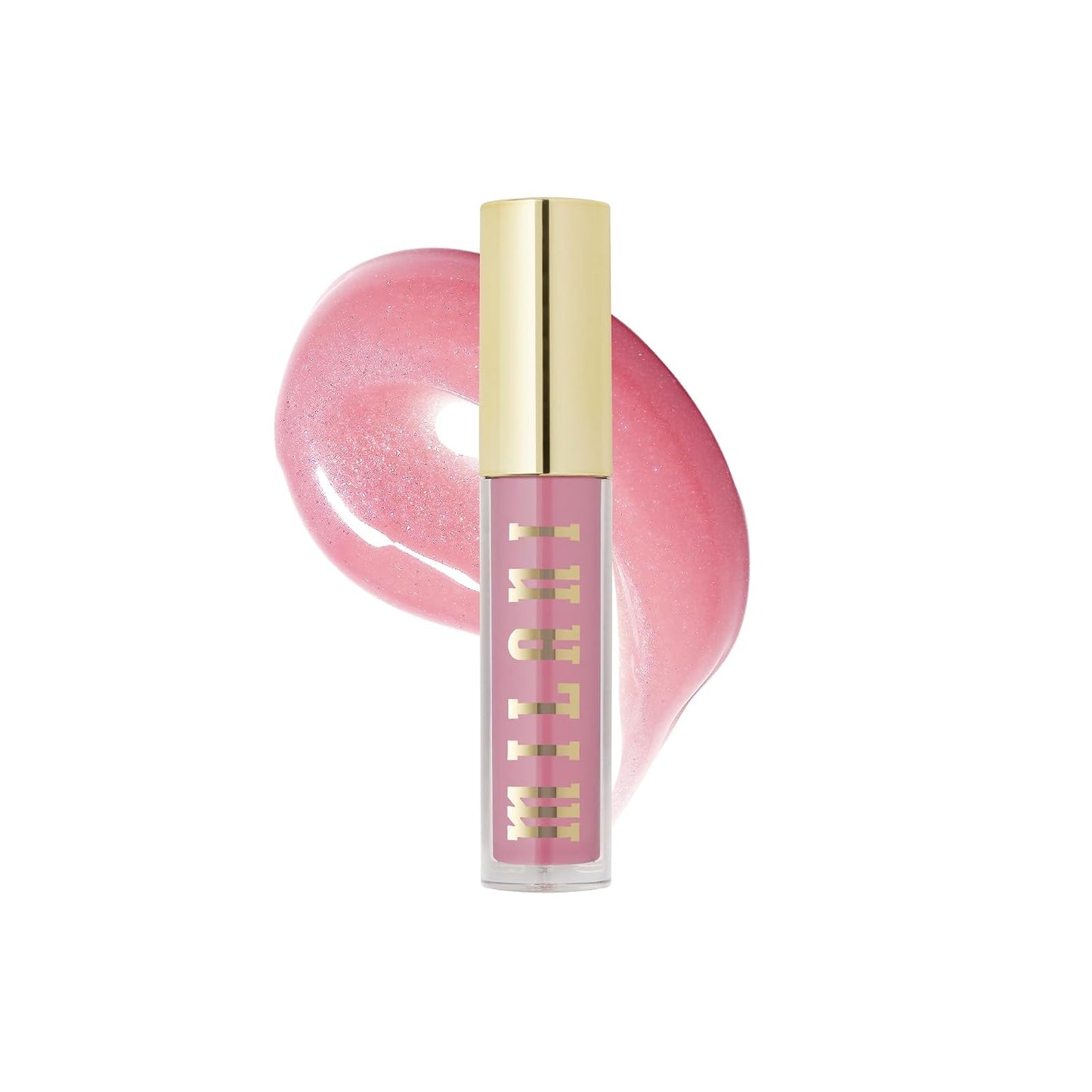 Milani Lip Gloss - Keep It Full Nourishing Lip Plumper with Hyaluronic Acid & Peptides | Soft Rose (0.13 Fl. Oz.)