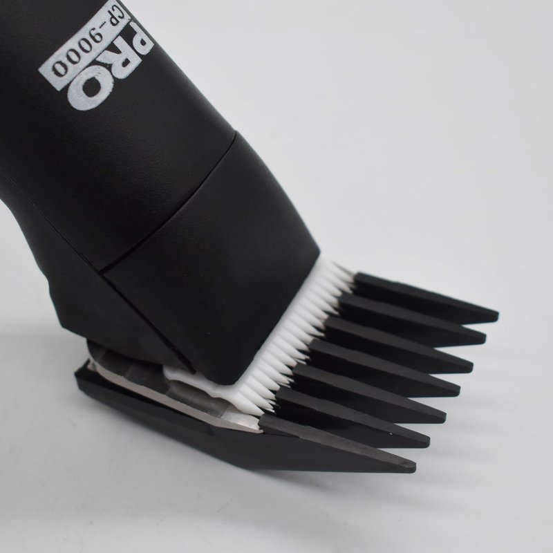 AIRERA Professional A5 Style Animal Hair Clipper Attachment Guard Guide Cutting Combs 76926-900, Compatible with Oster Classic 76 A5 Andis AG BG Wahl KM Pet Groomers (Black, #4-1/2")