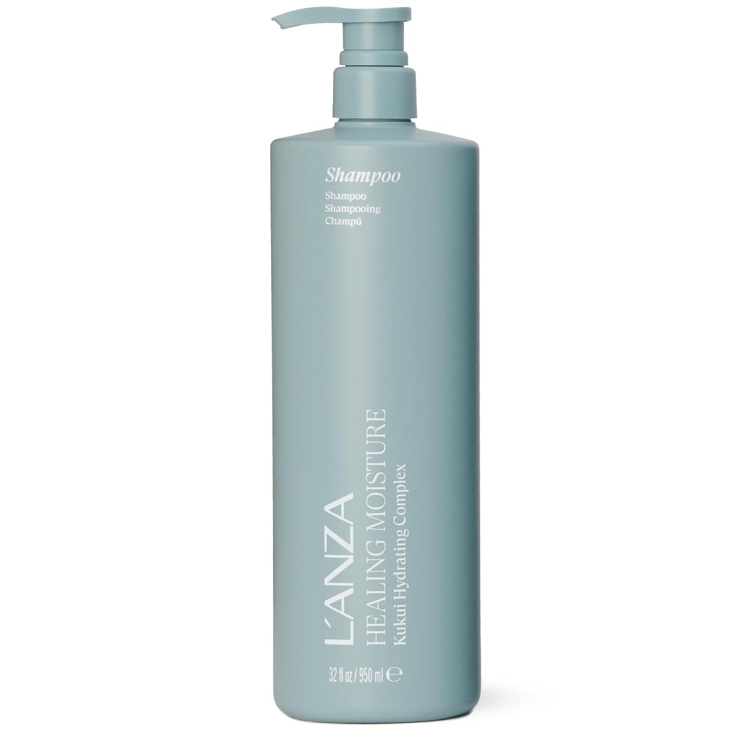 L'ANZA Healing Moisture Shampoo - Hydrating Formula for Damaged Hair | Sulfate-Free, Color Safe, Anti-Frizz, Deep Hydration