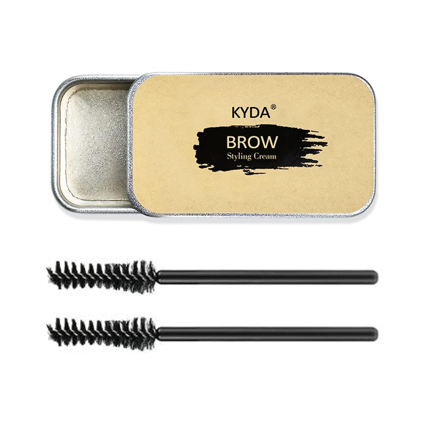 Eyebrow Soap Kit - 2 PCS Waterproof Brow Styling Pomade for Natural 3D Feathery Brows | Long Lasting & Smudge Proof