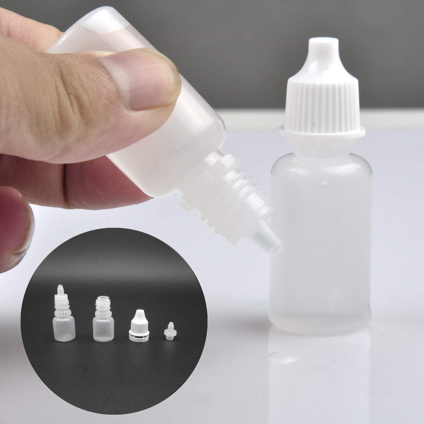 10 Pack 10ml Plastic Eye Liquid Dropper Bottles - Perfect for Essential Oils & DIY Projects