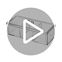FRCOLOR Clear Acrylic Makeup Organizer Box with Lid for Vanity Storage