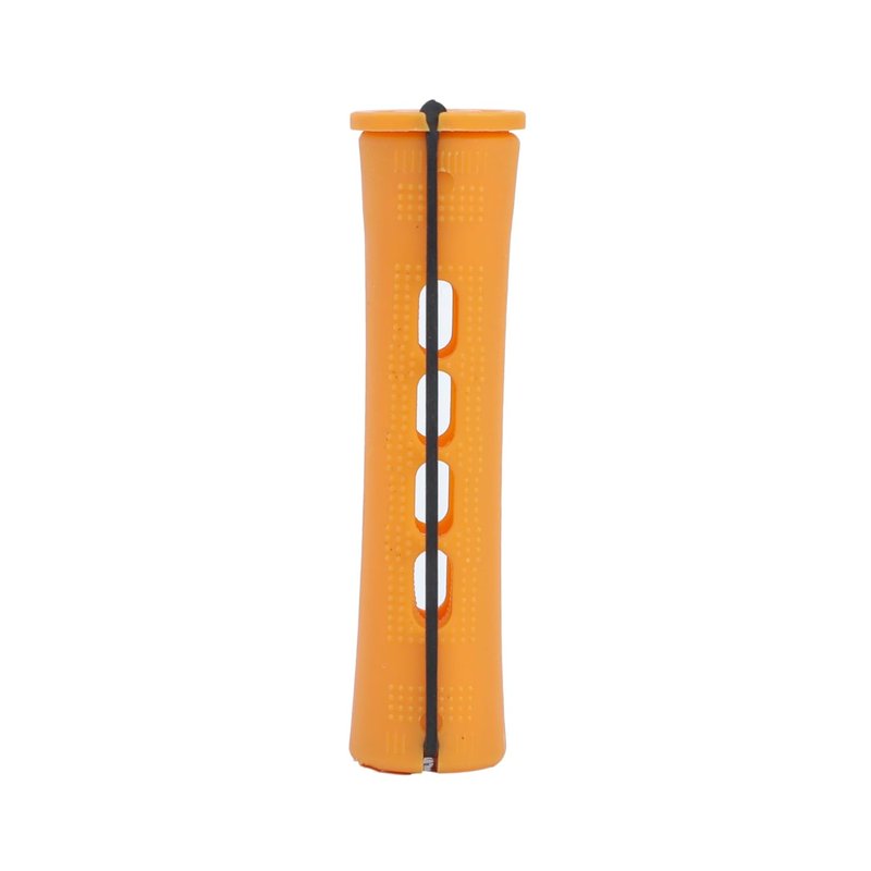 Perm Rods Set - Plastic Cold Wave Rods for Natural Hair Curling | 20pcs Orange for Long & Short Hair