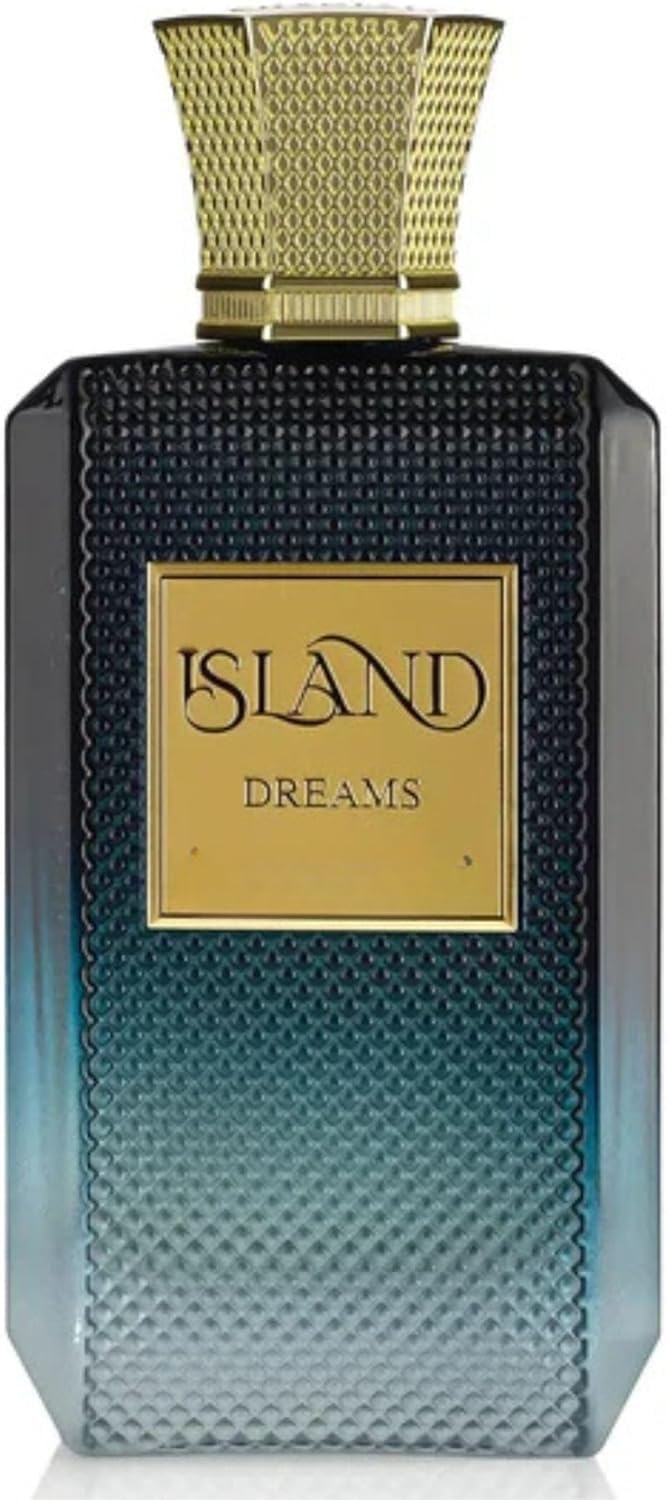 Island Dreams Extrait de Parfum - Long-Lasting Fruity Floral Woody Fragrance | Unisex, 3.4 oz