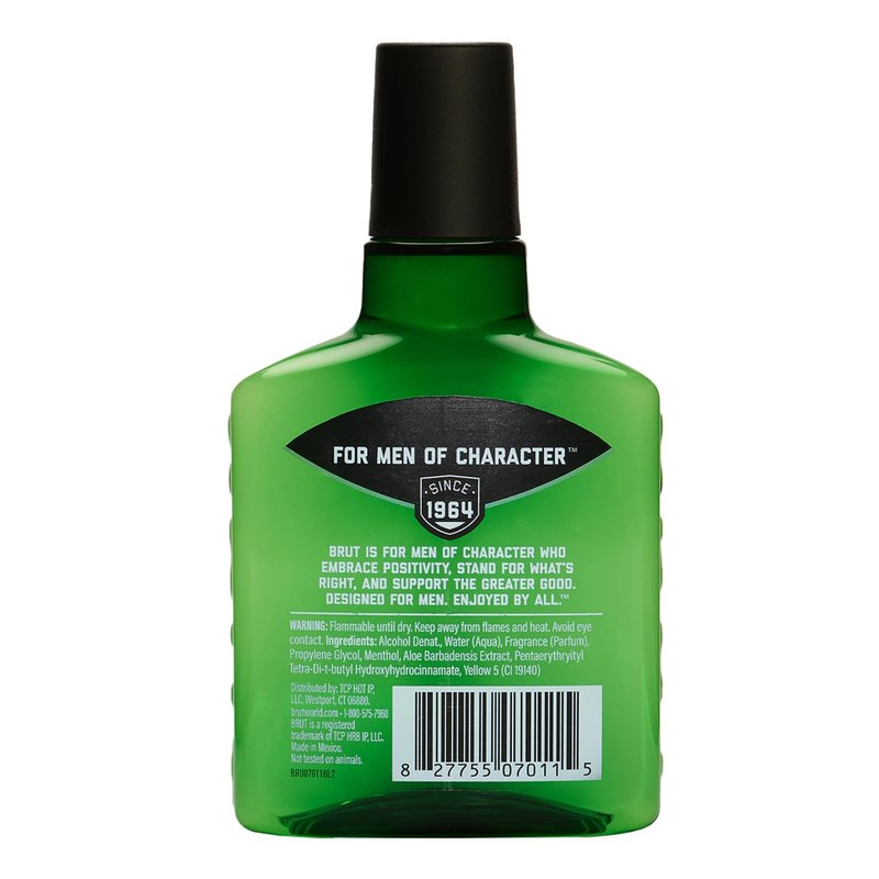Brut Classic After Shave for Men - Absorbs Quickly to Clean and Tone Skin for a Refreshing Feel - Mens Aftershave with Iconic Masculine Scent - 5 oz