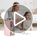 Luscinia 3-Tier Rotating Hair Accessories Organizer & Makeup Storage Box