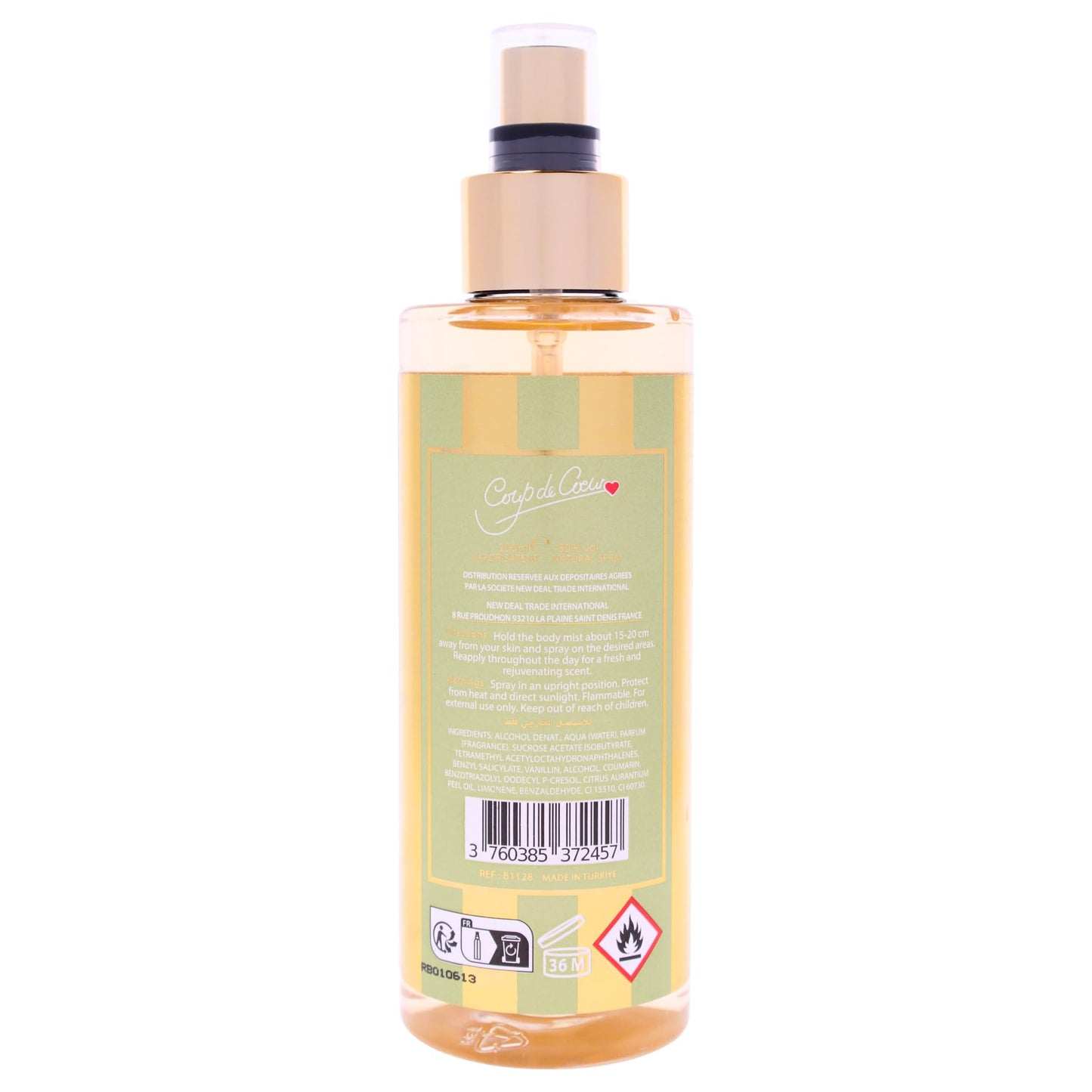 Vanilla and Pistachio by Coup De Coeur for Women - 6.8 oz Fragrance Mist