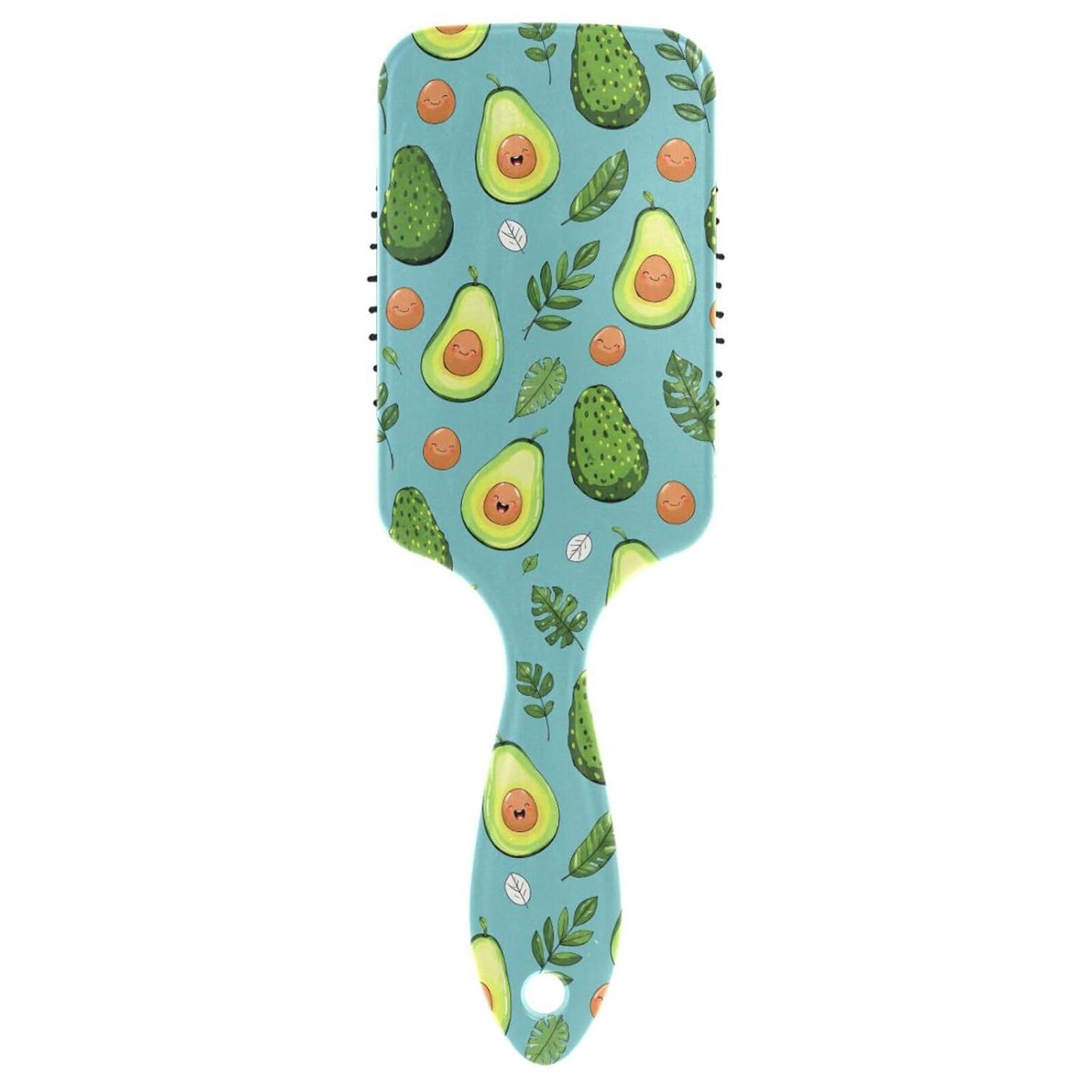 Tropical Beach Hair Brush - Anti-Static & Frizz Control | Soft Bristles for Wet & Dry Hair