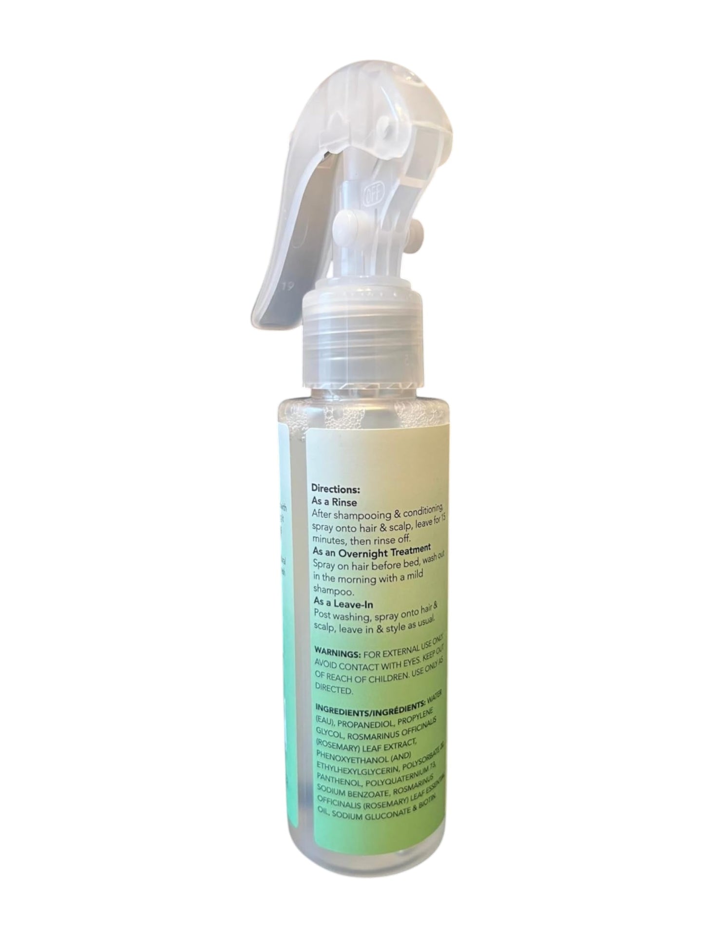 natural sense rosemary biotin water. hair thickening mist