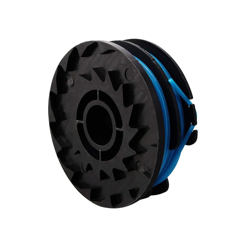 Thten 29242 29082 Trimmer Spool Replacement 27ft 0.065 inch for Greenworks 24V 40V 21052 29272 and 21212 Dual line Electric String Trimmers with 3411546A6 Cap Covers Parts(6Pack+2 Cap)