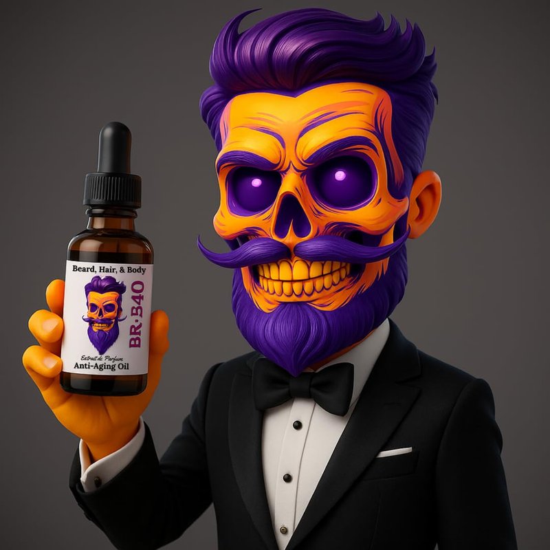 Frank SCENTS 2oz Ultra Man | Scented Beard Oils For All Men, Growth and Conditioner | Dry Flaky Dandruff skin | Oily Skin | 11 Natural Anti-Aging Oils
