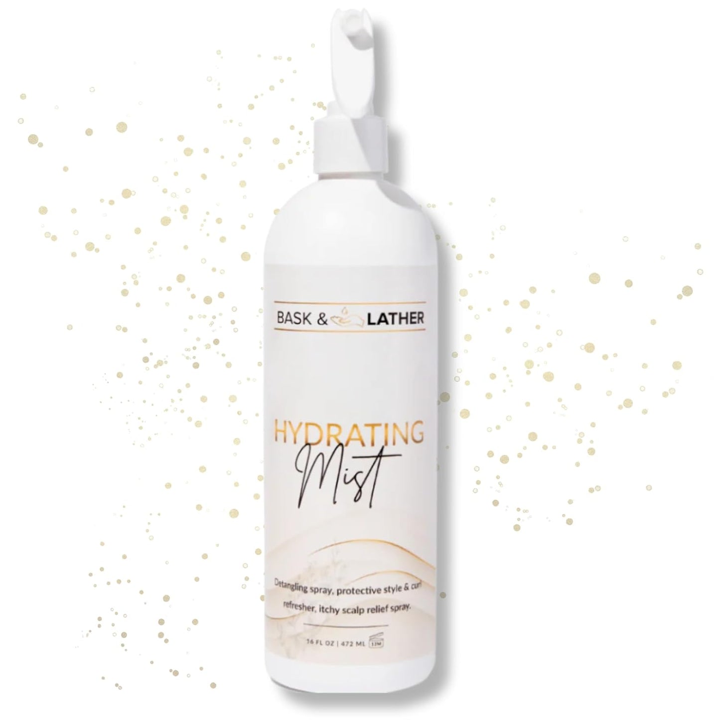 Hydrating Hair Mist - Leave-In Conditioner for Itchy Scalp Relief | Aloe Vera & Avocado Oil, 8 oz