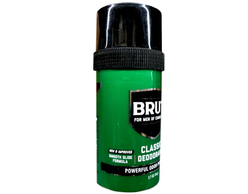 Brut Round Solid Deodorant For Men, 2.5 oz (Pack of 3) Packaging May Vary
