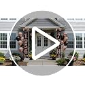 70th Birthday Banner Set - Black Rose Gold Decor for Women