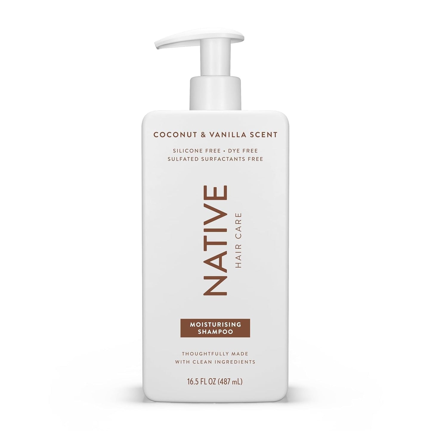 Coconut & Vanilla Vegan Shampoo - Moisturizing, Sulfate-Free | 16.5 fl oz