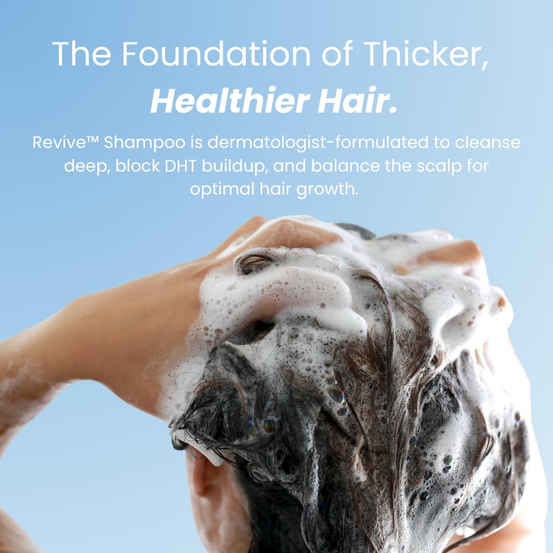 Revive Hair Strengthening Shampoo - Biotin & Caffeine Formula for Thicker, Fuller Hair | Sulfate-Free, 250ml