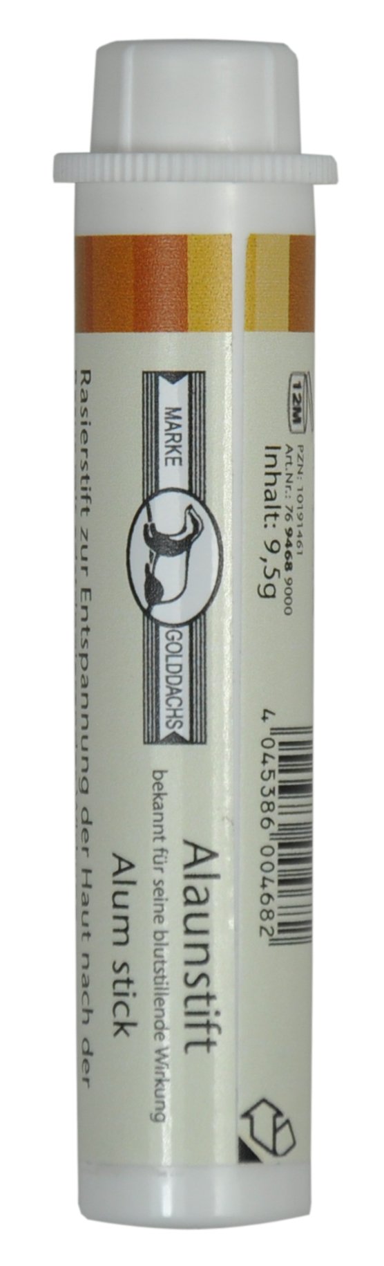 Pfeilring Germany Original Golddachs Alum Styptic Pencil, Travel Size, 0.3 oz