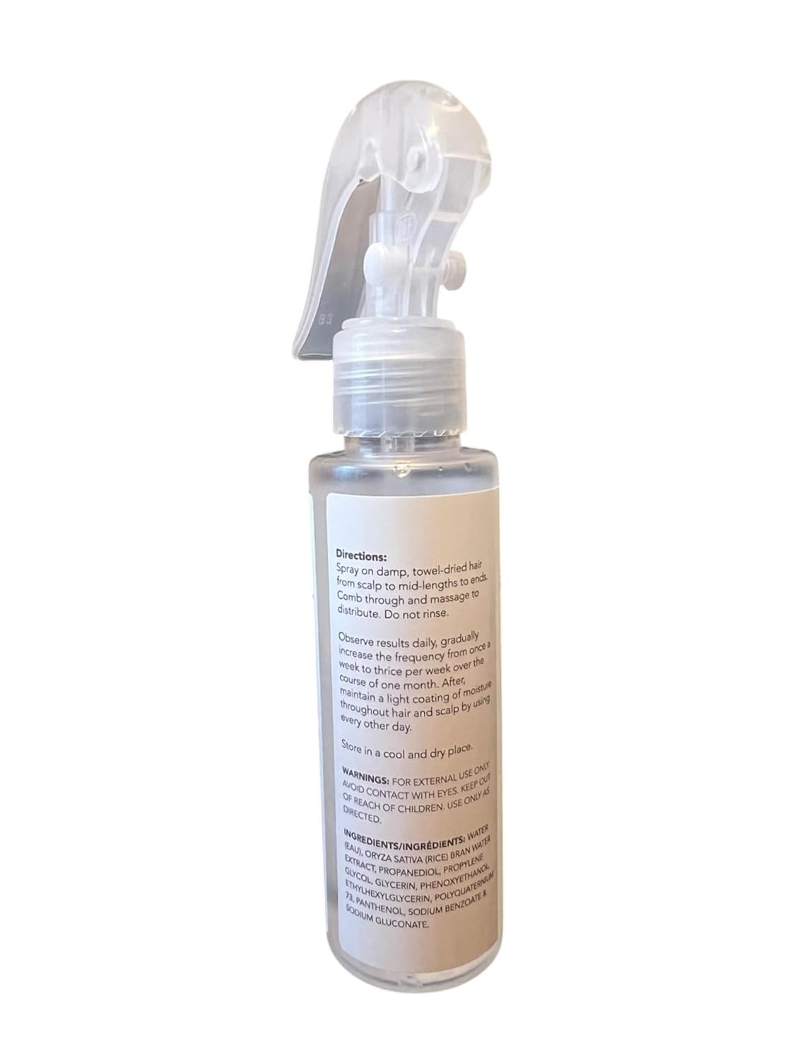 Natural Sense Rice Water Hair Shining Mist - Nourishing & Hydrating Spray for All Hair Types
