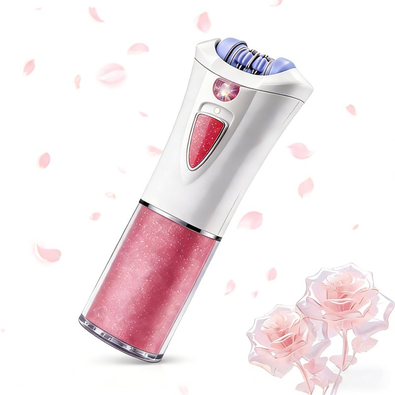 2026 Upgraded Facial Epilator for Women, Cordless Electric Tweezers Hair Removal Device with LED Light, Precise & Painless Face Epilator Hair Remover for Face/Lip/Arms/Legs/Bikini Line (Red)