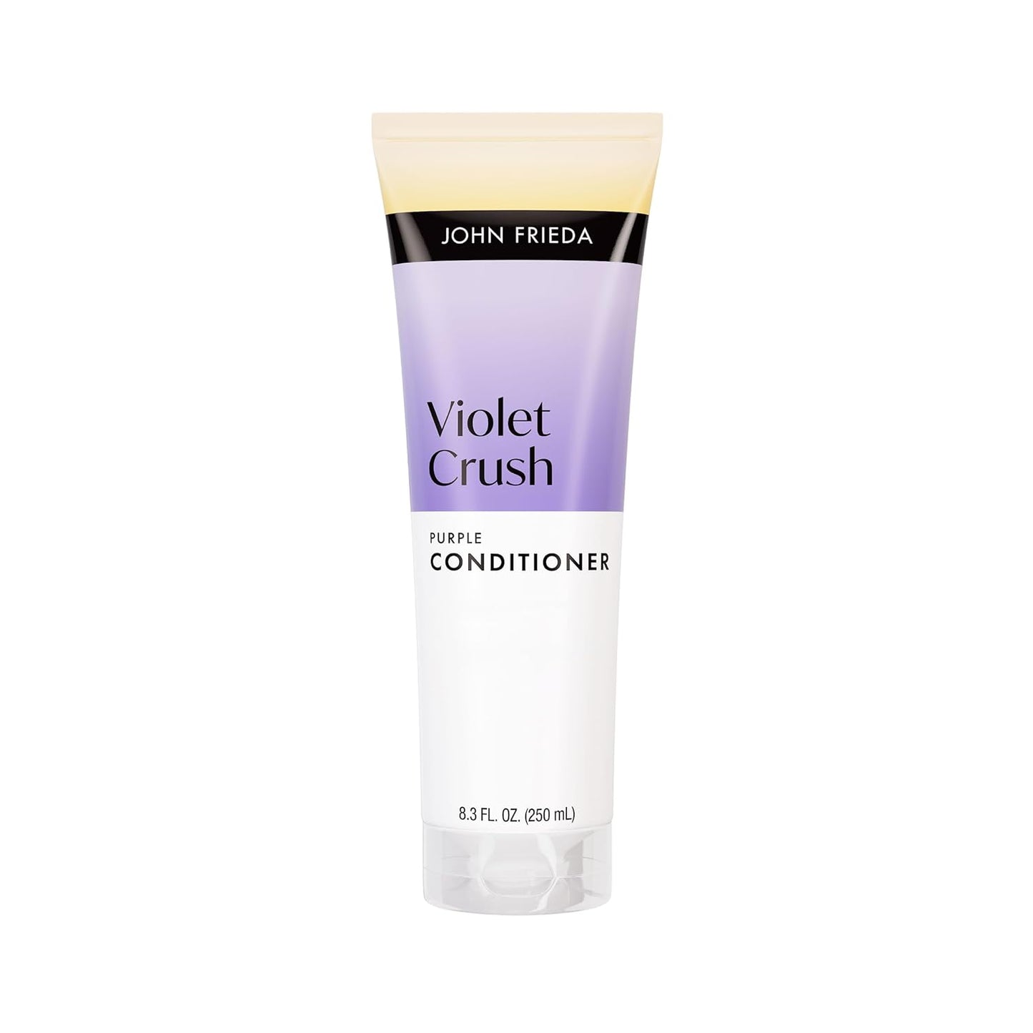 John Frieda Violet Crush Purple Conditioner - Neutralizes Brassy Tones for Cooler Blonde | 8.3 Oz