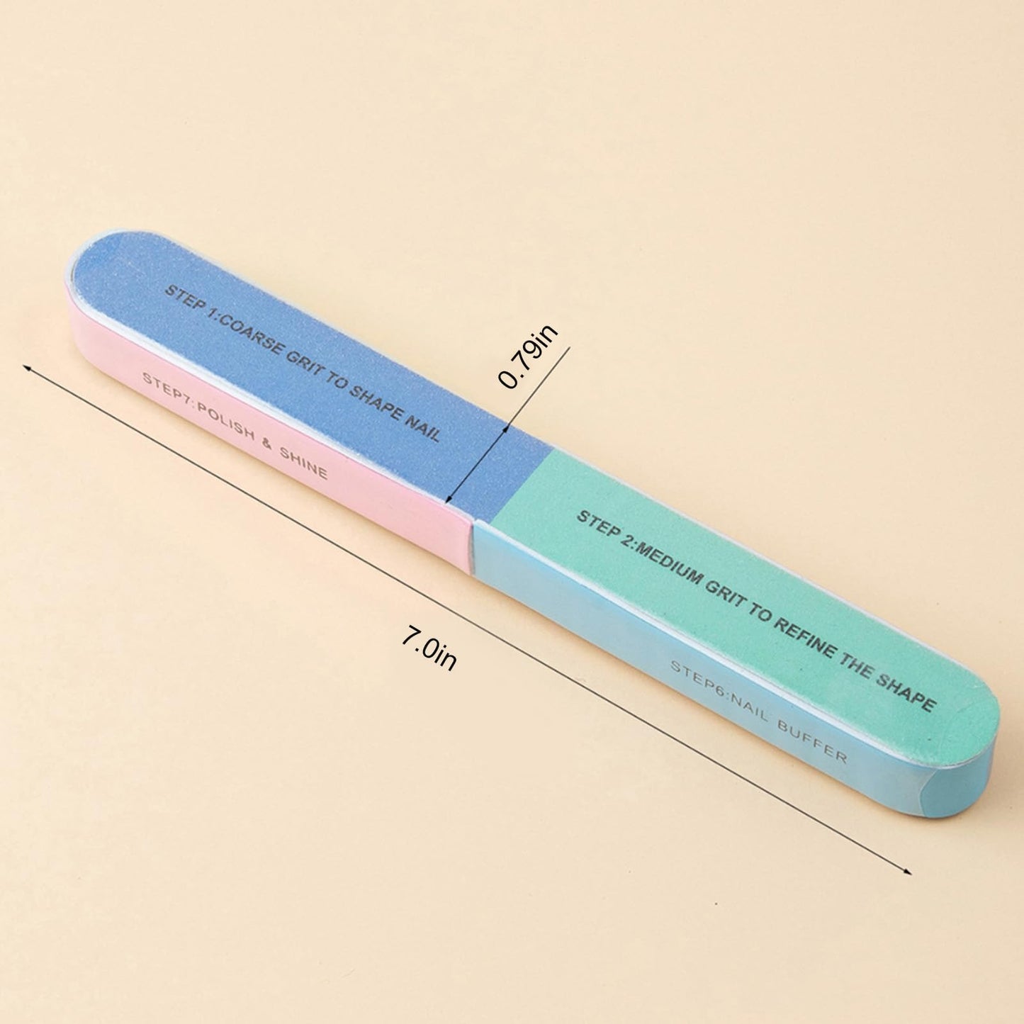 MultiSided Nail File for Women Men Professional Manicure Buffer Stick for Shaping Smoothing and Polishing Nail Art and Care