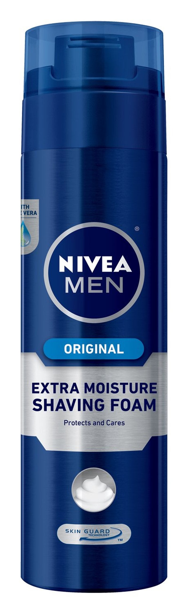 NIVEA MEN Extra Moisture Skin Guard Shaving Foam, 8.7 oz Bottle (Pack of 3)