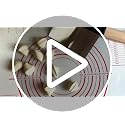 Silicone Baking Mat Set with Rolling Pin & Pastry Cutter - 4-in-1 Food Safe Tools
