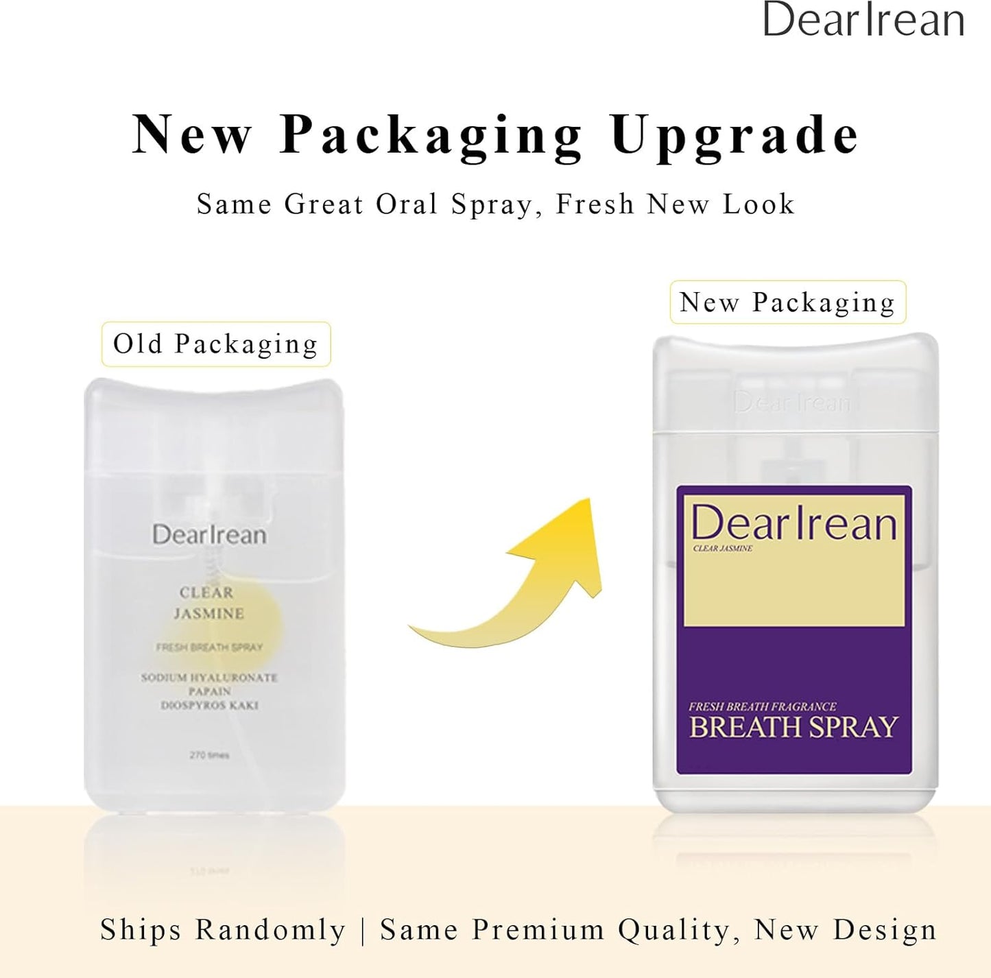 Dear Irean Mouth Spray - Instant Breath Freshener with Xylitol & Probiotics | Alcohol-Free, Travel Size 0.57 Oz